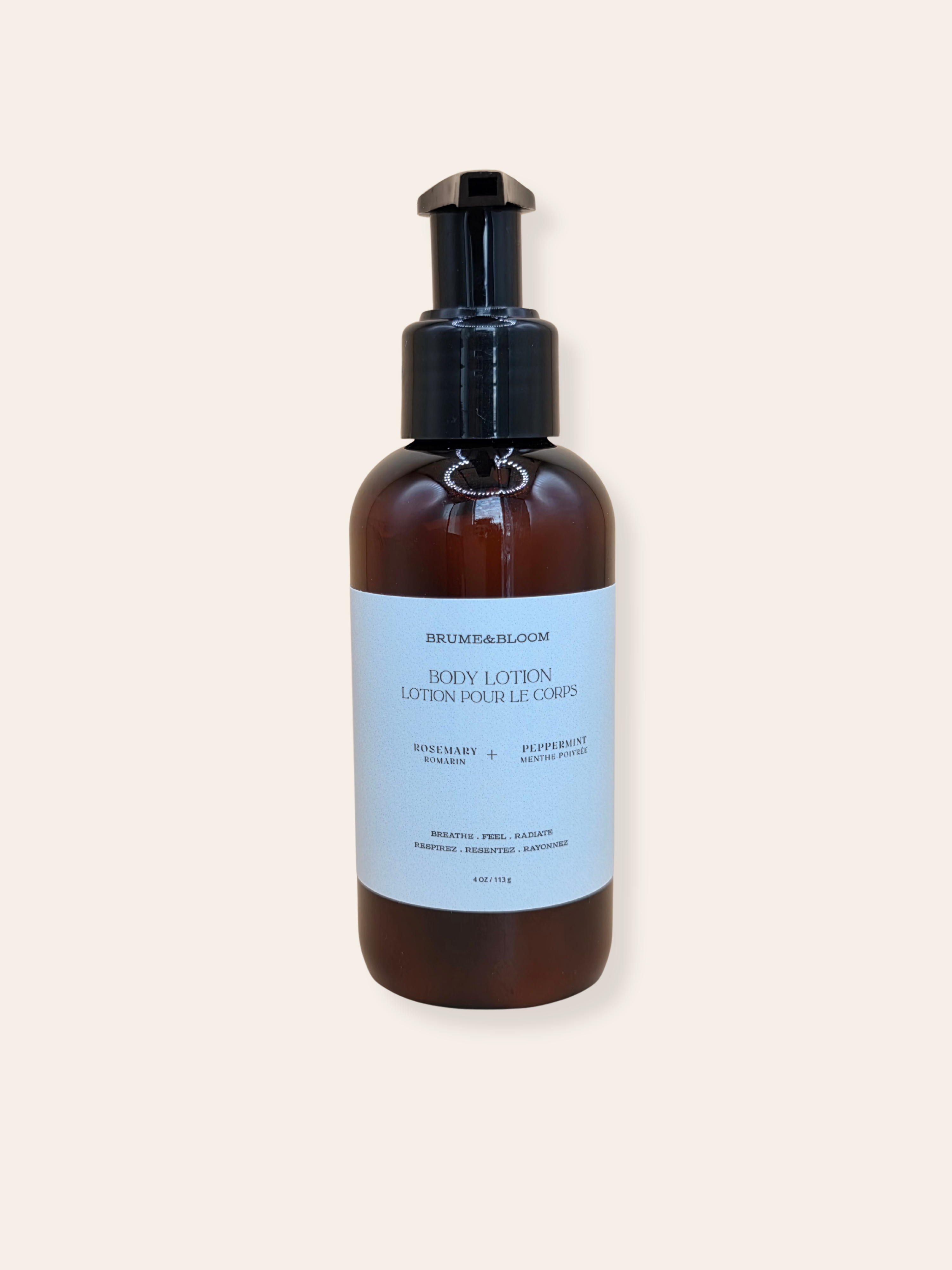Lotion pour le corps Romarin et Menthe poivrée - Brume&Bloom