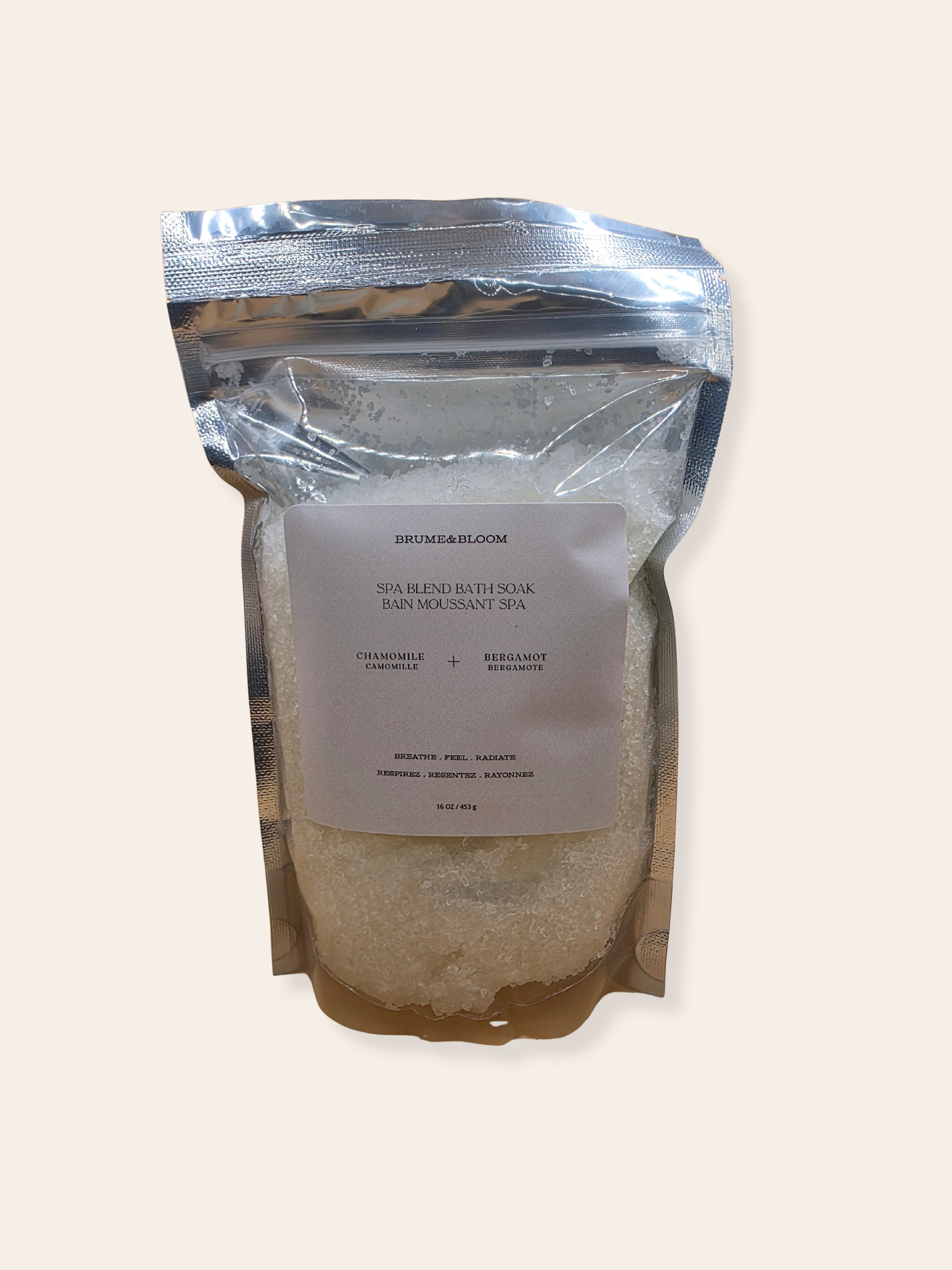 Sel de bain Camomille et Bergamote - Brume&Bloom