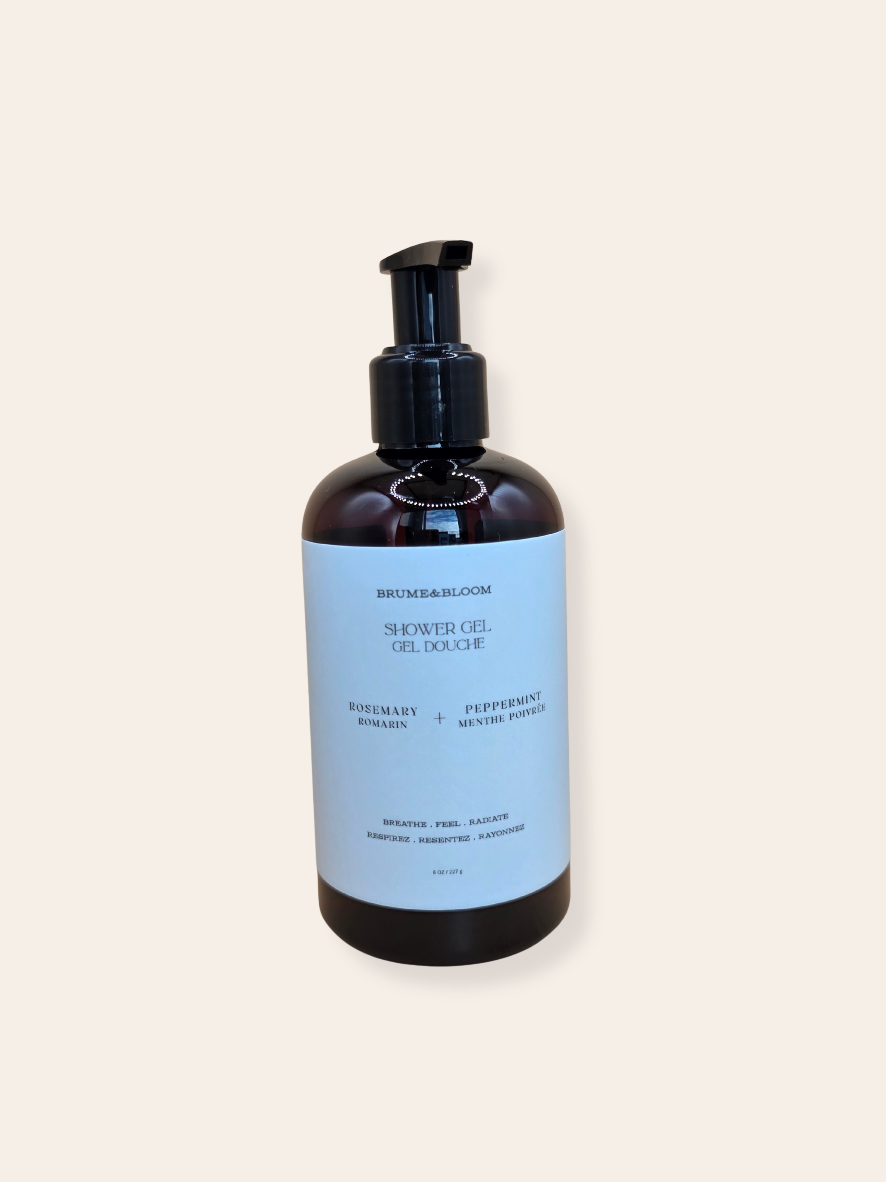 Gel douche Romarin et Menthe poivrée - Brume&Bloom
