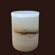 Vase en onyx naturel rechargeable
