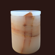 Vase en onyx naturel rechargeable